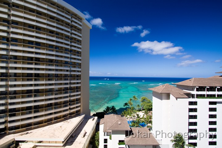 Hawaii_20090605_062.jpg - View from our room (Waikiki Parc Hotel)