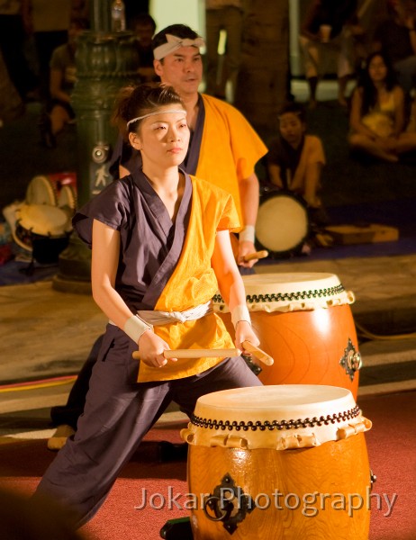 Hawaii_20090606_297.jpg - Japanese drummers, Asia Pacific Festival, Waikiki