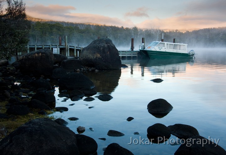 Overland_Track_20090212_789.jpg - Dawn, Cynthia Bay, Lake St Clair, Overland Track, Tasmania