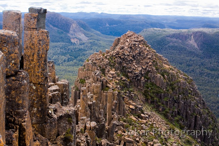 Overland_Track_20090210_693.jpg - The Acropolis, Du Cane Range, Overland Track, Tasmania